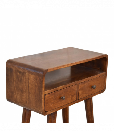 Artisan Furniture Solid Wood Mini Chestnut Console Table