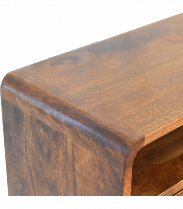 Artisan Furniture Solid Wood Mini Chestnut Console Table