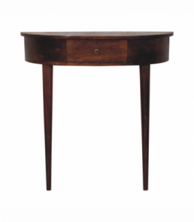 Artisan Furniture Solid Wood Backless Mounted Chestnut Console