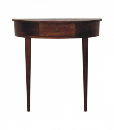 Artisan Furniture Solid Wood Backless Mounted Chestnut Console
