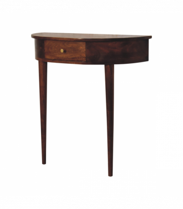 Artisan Furniture Solid Wood Backless Mounted Chestnut Console