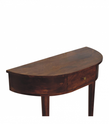 Artisan Furniture Solid Wood Backless Mounted Chestnut Console