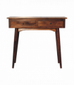 Artisan Furniture Solid Wood Chestnut Hallway 2 Drawer Console Table