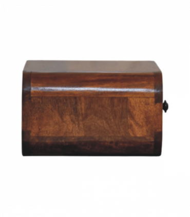 Artisan Furniture Solid Wood Avora Mini Wall-Mounted Chestnut 1 Drawer Nightstand