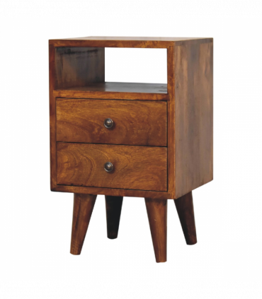 Artisan Furniture Solid Wood Mini Classic Chestnut Bedside