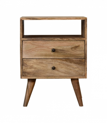 Artisan Furniture Solid Wood Classic Oak-ish Bedside
