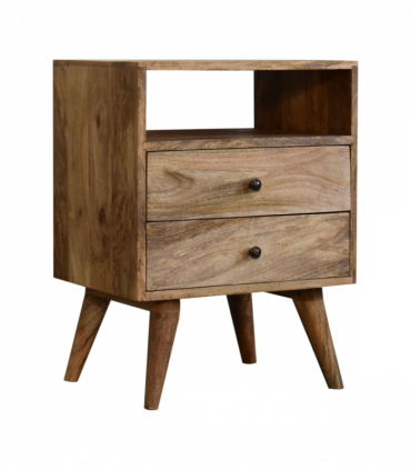 Artisan Furniture Solid Wood Classic Oak-ish Bedside
