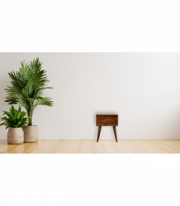 Artisan Furniture Solid Wood Chestnut Modern Solid Wood Bedside