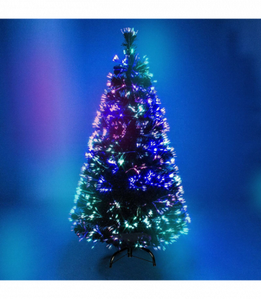 6FT (180CM) FIBRE OPTIC GREEN TREE