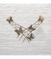 55CM METAL CANDLE HOLDER BUTTERFLY