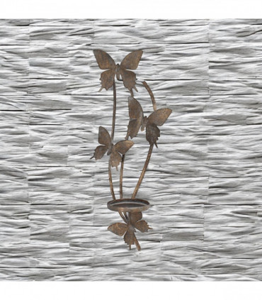 50CM METAL CANDLE HOLDER BUTTERFLY