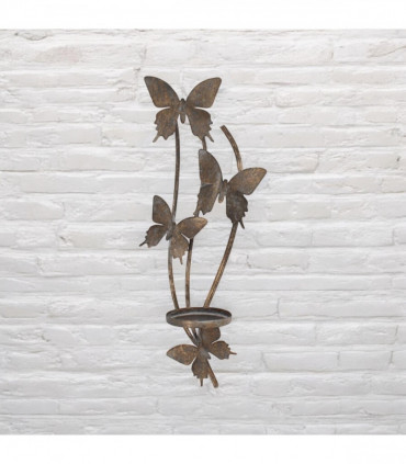 50CM METAL CANDLE HOLDER BUTTERFLY