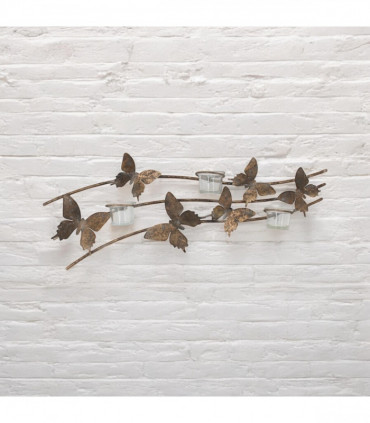 67CM METAL CANDLE HOLDER BUTTERFLY