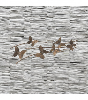 67CM METAL CANDLE HOLDER BUTTERFLY