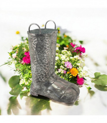 46CM METAL WELLINGTON BOOT UMBRELLA STAND