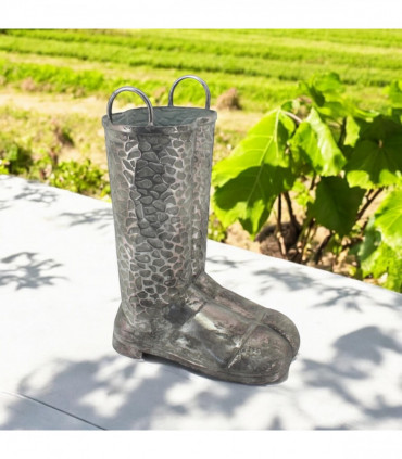 46CM METAL WELLINGTON BOOT UMBRELLA STAND