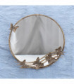 63CM ROUND METAL MIRROR