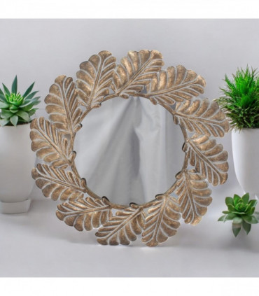 68CM ROUND METAL MIRROR