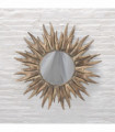 86CM ROUND METAL MIRROR