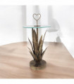 79CM METAL TABLE leaf design