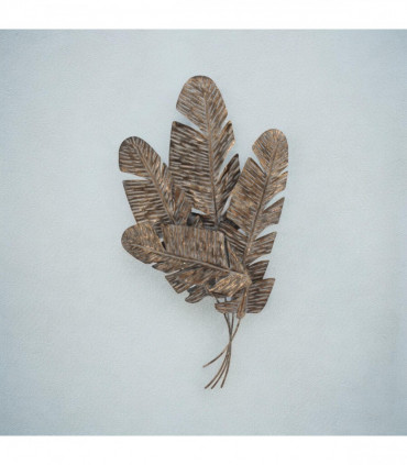 116CM METAL WALL DECOR Feathers
