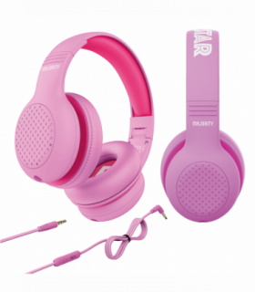 MAJORITY SUPERSTAR KIDS HEADPHONES PINK