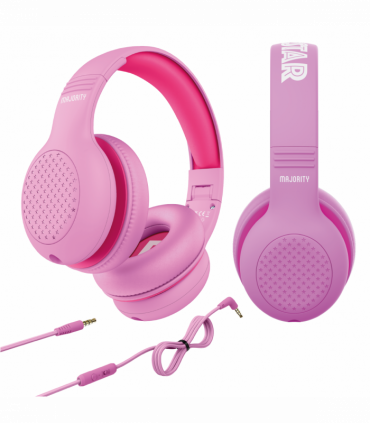 MAJORITY SUPERSTAR KIDS HEADPHONES PINK