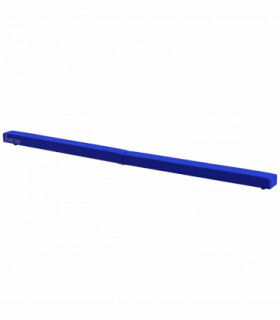 HOMCOM 2.1m Balance Beam Trainer Fold Performance Gymnastics, Blue