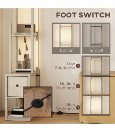 Bathroom Storage Cabinet-White