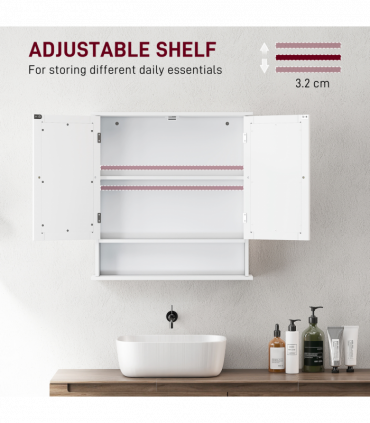 Bathroom Storage Cabinet-White