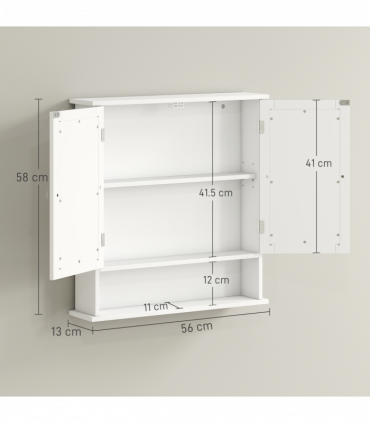 Bathroom Storage Cabinet-White