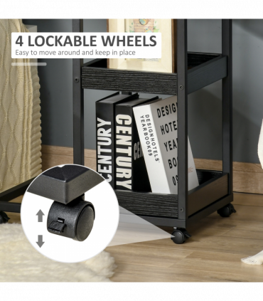 C-Shaped Sofa Side Table