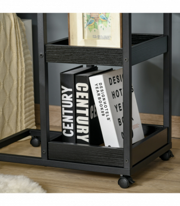 C-Shaped Sofa Side Table