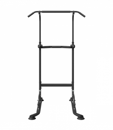 vidaXL Power Tower Dip Station Other Black 95 x 102 x (160-210) cm
