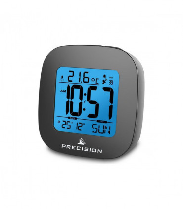 Precision Backlit Radio Controlled Digital LCD Date Temperature Alarm Clock AP054 / PREC0115
