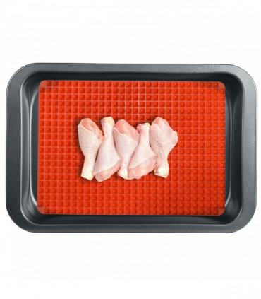 Pyramid Pan Silicone baking Tray Cooking Mat Non Stick Dishwasher Safe Oven | AS-06592 Pyra-48 5060138816572