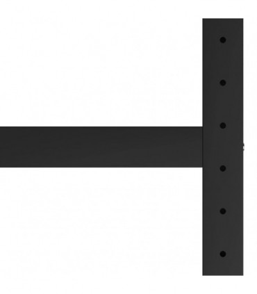 Work Bench Frame Metal 150x57x79 cm Black and Red