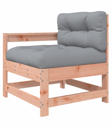 vidaXL 3 Piece Garden Lounge Set with Cushions Solid Wood Douglas