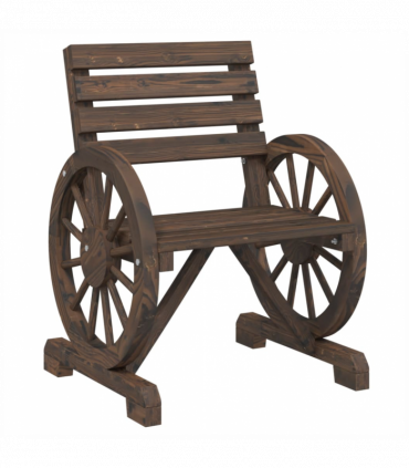 vidaXL Garden Chairs 2 pcs 58x58x78.5 cm Solid Wood Fir