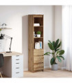 vidaXL Highboard Artisan Oak 37.5x35x180 cm Engineered Wood