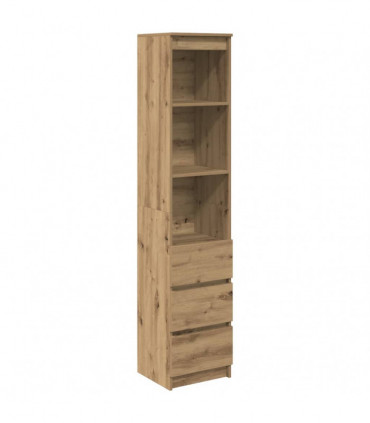 vidaXL Highboard Artisan Oak 37.5x35x180 cm Engineered Wood