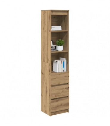 vidaXL Highboard Artisan Oak 37.5x35x180 cm Engineered Wood
