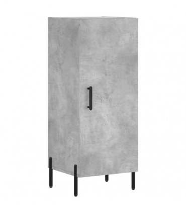vidaXL Highboard Concrete Grey 34.5x34x180 cm Engineered Wood