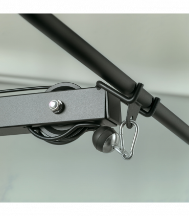 Exercise Pulldown Machine Power Tower with Adjustable Seat Cables HOMCOM