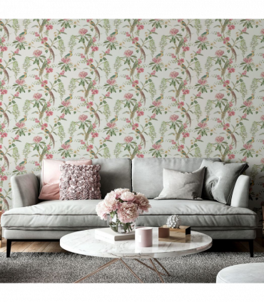 Exotic Garden Pink Green sw12