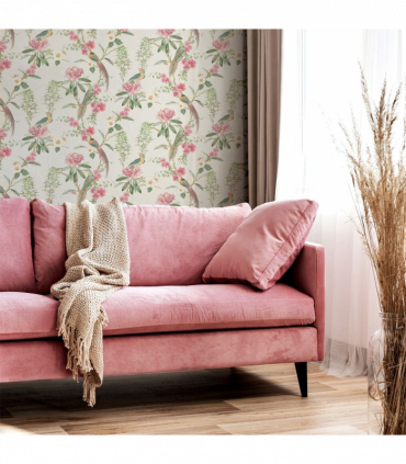 Exotic Garden Pink Green sw12