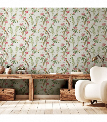 Exotic Garden Pink Green sw12