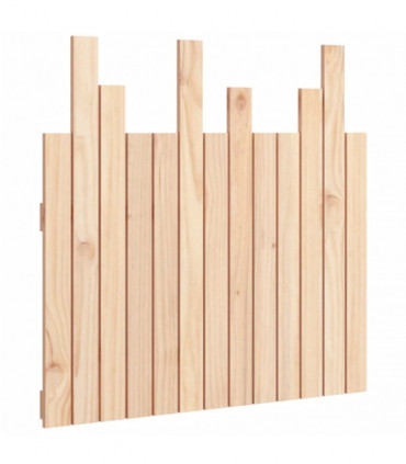 Wall Headboard 82.5x3x80 cm Solid Wood Pine