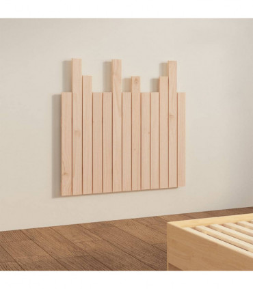 Wall Headboard 82.5x3x80 cm Solid Wood Pine