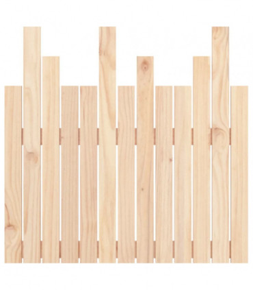 Wall Headboard 82.5x3x80 cm Solid Wood Pine